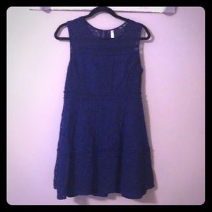 Dark Purple lace dress